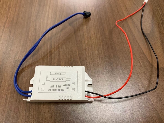 UV UV kleine de machts dodende bacteriën 0 van de Ballast12vdc Elektronische 3W ballast