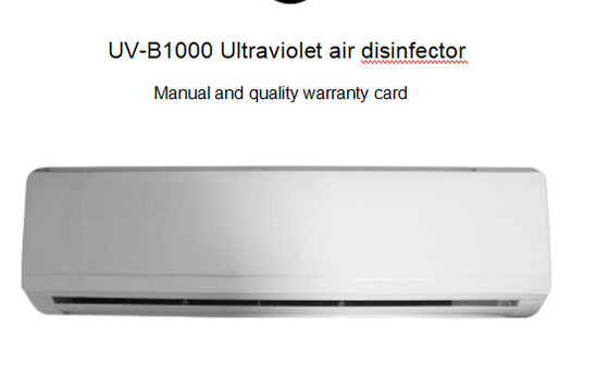 200W Air Disinfection Purifier With UVC Sanitizer 1000M3/H for factory